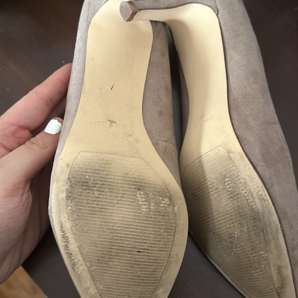 nine W. beige pointed heels - Picture 5 of 6